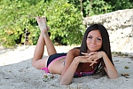 Ukrainian mail order bride Anastasia from Mykolaiv with brunette hair and green eye color - image 6