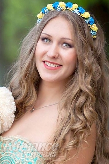 Ukrainian mail order bride Ekaterina from Nikolaev with blonde hair and green eye color - image 1