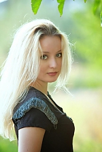 Ukrainian mail order bride Kseniya from Lugansk with blonde hair and blue eye color - image 2