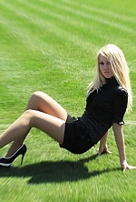 Ukrainian mail order bride Anastasia from Nikolaev with blonde hair and blue eye color - image 6
