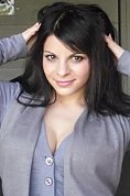 Ukrainian girl Olga,23 years old with brown eyes and dark brown hair.