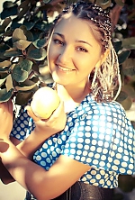 Ukrainian girl Yana,21 years old with hazel eyes and dark brown hair.