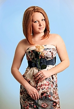Ukrainian mail order bride Helena from Nikolaev with red hair and green eye color - image 3