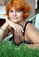 Ukrainian mail order bride Anna from Nikolaev with red hair and green eye color - image 3