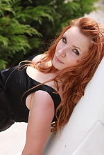 Ukrainian mail order bride Anna from Kiev with red hair and green eye color - image 3
