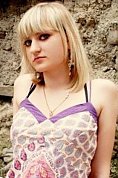 Ukrainian girl Yulia,23 years old with green eyes and blonde hair.