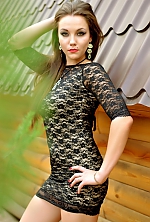 Ukrainian mail order bride Marina from Kherson with brunette hair and green eye color - image 4