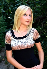 Ukrainian mail order bride Yulia from Nikolaev with blonde hair and blue eye color - image 3