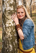Ukrainian mail order bride Tatiana from Poltava with blonde hair and grey eye color - image 3