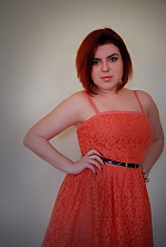 Ukrainian mail order bride Darya from Golaya Pristan with red hair and hazel eye color - image 3