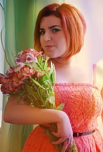 Ukrainian mail order bride Darya from Golaya Pristan with red hair and hazel eye color - image 2