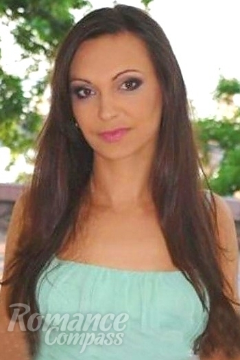 Ukrainian mail order bride Tatiana from Nikolaev with brunette hair and hazel eye color - image 1