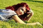 Ukrainian mail order bride Lyudmila from Kharkov with red hair and green eye color - image 4