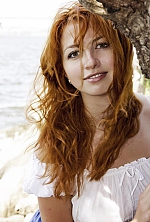 Ukrainian mail order bride Julia from Nikolaev with red hair and green eye color - image 2
