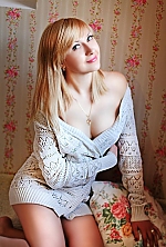 Ukrainian mail order bride Lubov from Lugansk with blonde hair and blue eye color - image 3