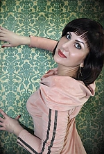 Ukrainian mail order bride Ludmila from Nikolaev with black hair and green eye color - image 5