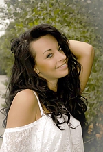 Ukrainian mail order bride Anastasia from Kiev with black hair and blue eye color - image 5