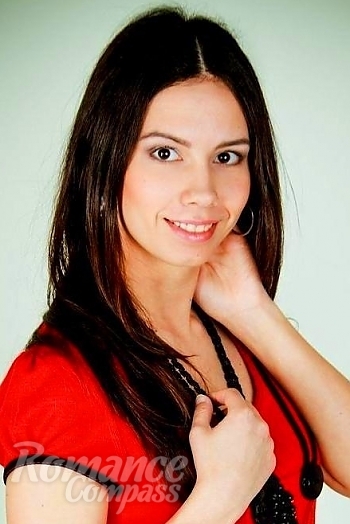 Ukrainian mail order bride Ekaterina from Chernigov with brunette hair and hazel eye color - image 1