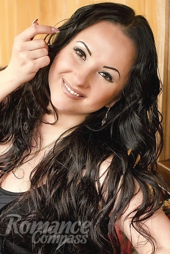 Ukrainian mail order bride Tatyana from Nikolaev with black hair and brown eye color - image 1