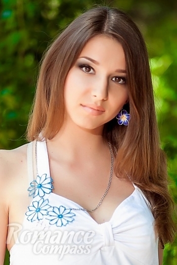 Ukrainian mail order bride Ekaterina from Nikolaev with light brown hair and hazel eye color - image 1