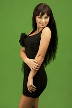 Ukrainian mail order bride Ekaterina from Kharkov with black hair and green eye color - image 2