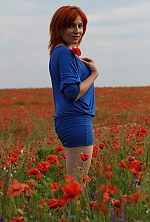 Ukrainian mail order bride Larisa from Kiev with red hair and blue eye color - image 7