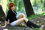 Ukrainian mail order bride Larisa from Kiev with red hair and blue eye color - image 2