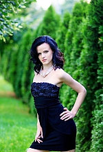 Ukrainian mail order bride Uliyana from Dnipro with black hair and green eye color - image 3