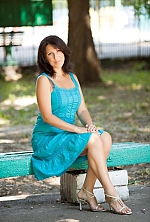 Ukrainian mail order bride Ludmila from Poltava with black hair and blue eye color - image 6