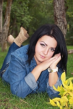 Ukrainian mail order bride Elena from Sevastopol with black hair and green eye color - image 4