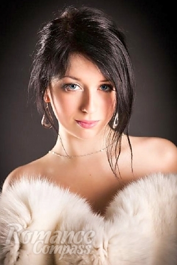 Ukrainian mail order bride Yulia from Sevastopol with black hair and blue eye color - image 1