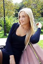 Ukrainian mail order bride Anastasia from Kiev with blonde hair and blue eye color - image 8