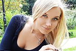 Ukrainian mail order bride Anastasia from Kiev with blonde hair and blue eye color - image 9