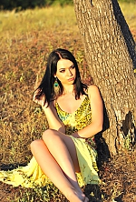 Ukrainian mail order bride Kseniya from Zaporozhye with black hair and green eye color - image 4
