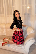 Ukrainian mail order bride Kseniya from Zaporozhye with black hair and green eye color - image 5