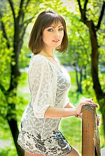 Ukrainian mail order bride Elena from Poltava with light brown hair and green eye color - image 2