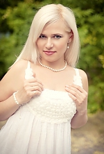 Ukrainian mail order bride Anna from Kherson with blonde hair and blue eye color - image 3