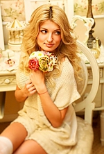 Ukrainian mail order bride Rozanna from Nikolaev with blonde hair and blue eye color - image 2