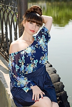 Ukrainian mail order bride Nataliya from Nikolaev with brunette hair and hazel eye color - image 3