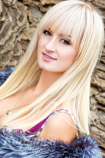 Ukrainian mail order bride Irina from Odessa with blonde hair and brown eye color - image 1