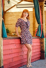 Ukrainian mail order bride Oksana from Poltava with red hair and green eye color - image 2