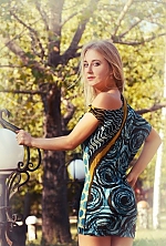 Ukrainian mail order bride Ekaterina from Nikolayev with blonde hair and blue eye color - image 2