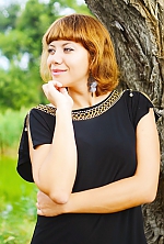 Ukrainian mail order bride Eleonora from Zaporozhye with red hair and brown eye color - image 3