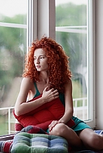Ukrainian mail order bride Victoria from Kharkov with red hair and green eye color - image 5
