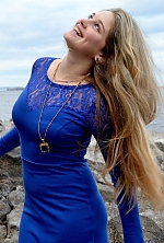 Ukrainian mail order bride Karina from Cherkassy with blonde hair and blue eye color - image 3