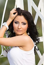 Ukrainian mail order bride Irina from Odessa with black hair and green eye color - image 2