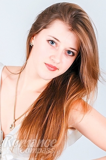 Ukrainian mail order bride Ekaterina from Vinnitsa with light brown hair and blue eye color - image 1