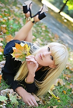Ukrainian mail order bride Ella from Lugansk with blonde hair and blue eye color - image 2