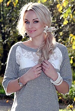 Ukrainian mail order bride Alina from Nikolaev with blonde hair and blue eye color - image 16