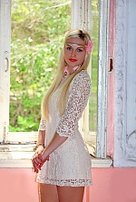 Ukrainian mail order bride Alina from Nikolaev with blonde hair and blue eye color - image 7
